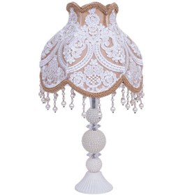 Resim Ekru Fransız Dantel Kaplı Gold Renk Klasik Model Yatak Odası Abaj Diğer 