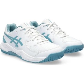 Resim Asics Gel Dedicate 8 Gs Beyaz Çocuk Tenis Ayakkabısı Beyaz 