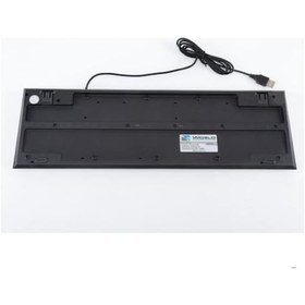 Resim Genel Markalar Koodmax Wz-801 Usb Kablolu Fiber Doku Standart Q Klavye 