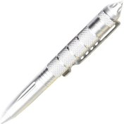 Resim Yaleker Aviasyon Alüminyum 15cm Savaş Kalemi, Çarpıcı Uç İle Pencere Kırma, Savaş Ve İmza Fonksiyonu, Gümüş Renkli Edc Araç Gümüş 