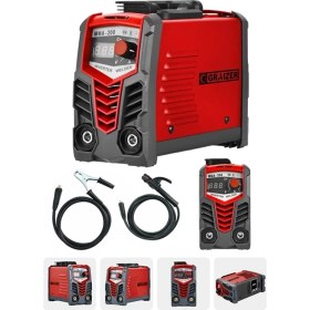 Resim Graizer Alman Mma 200 Amper Profesyonel Dijital Göstergeli Inverter Kaynak Makinesi 