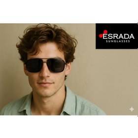 Resim Esrada 8022 01 Erkek Güneş Gözlüğğü 55-18-140 Siyah 
