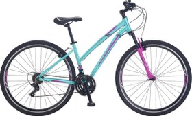 Resim Salcano City Explorer Unisex V Fren 28 Jant Şehir Bisikleti Mat Turkuaz-Mor 41 cm 