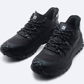 Resim Avva Erkek Siyah %100 Kauçuk Taban Su İtici Sneaker Ayakkabı A42Y8011 