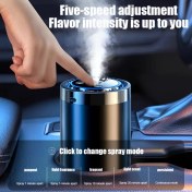 Resim Araba Parfüm Süsü Araba Sis Nemlendirici USB Şarj Yıldızlı Gökyüzü Üst Aromaterapi Makinesi Otomatik Başlatma ve Durdurma, Renkli Atmosfer Işığı Koku Giderme Uzun Ömürlü Koku Dijital Ekran Pil Çoklu Hız Ayarı Ev, Ofis ve Araba için Uygun 