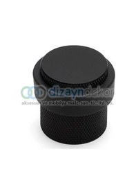 Resim Kapı Stoperi Mat Siyah Torna Vidalı-yapışkanlı 