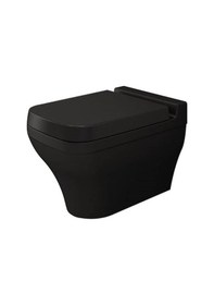 Resim Bocchi Scala Asma Klozet Mat Siyah Kapak Dahil Değildir 1080-004-0128 Mat Siyah 