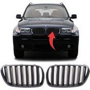 Resim Bmw X3 E83 Ön Panjur Set 2007-2010 51712155449/448 