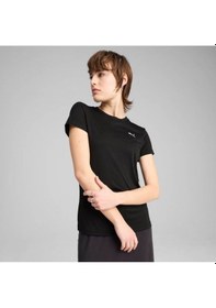 Resim Puma Ess Poly Tee Siyah Kadın Tişört 68237601 Siyah 