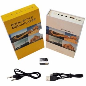 Resim yakpen Şarjlı Kitap Tasarımlı Radyo Mp3 Çalar -usb Çalar- Doğum Günü Hediyesi - Radyo 