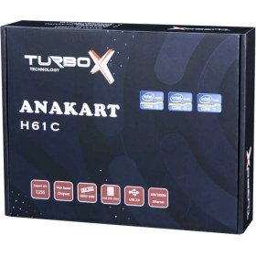 Resim Turbox Workteam H61C Sata,m2 Ddr3 1600MHZ USB 2.0 VGA HDMI Ses Gigabit Ethernet 1155P 2.3.gen Anakart 