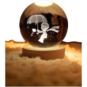 Resim Küçük Prens Tasarımlı Işıklı Masa Lambası 