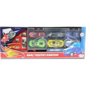Resim Taşınabilir Die Cast Metal Araçlı Kamyon 