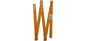 Resim Bortepe Tahta Ağaç Kırma Metre, Katlanır Metre , Marangoz Metresi 1 Metre 