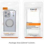 Resim iPhone Uyumlu 17 Kalebol 360 Derece Dönen Magsafe Manyetik Tutucu Telefon Kasası İçin Şeffaf 