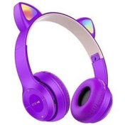 Resim Mi7a P47M Katlanabilir Bluetooth Kablosuz Kedi Kulaklık 