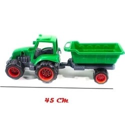 Resim Oyuncak Traktör Römork Set 45 cm 