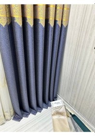 Resim Nivemeshome Milas Antrasit-gold 671539 1/3 Sık Pileli Fon Perde Apm Antrasit- Gold 