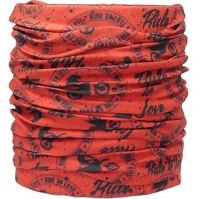 Resim Ride To Love Ducati Red Dikişsiz Bandana & Boyunluk & Balaklava 