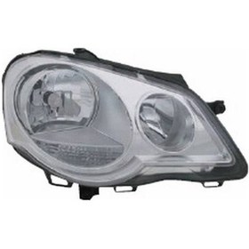Resim Volkswagen Polo Ön Far Elektrikli Motorlu Krom Sağ 2005- 6q1941008at 