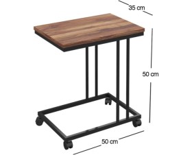 Resim Ivo Office Tekerlekli Sepha |tekerlekli Laptop Sehpası | C Sehpa 