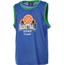 Resim Hummel Hmlaxel Tank Top Çocuk Atlet 911783-7788 Saks Mavi 
