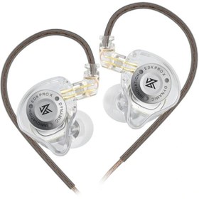 Resim KZ EDX Pro X Dinamik Sürücü HiFi IEM Kablolu Kulak İçi Kulaklık (Mikrofonlu) 