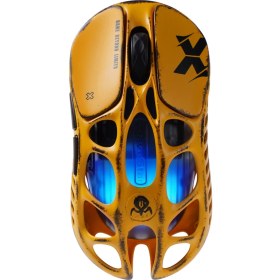 Resim GravaStar Mercury X RGB 32K DPI Optik Gaming Mouse, Kablosuz, Magnezyum Alaşımlı, Programlanabilir 5 Tuşlu, Special Edition, Sarı 