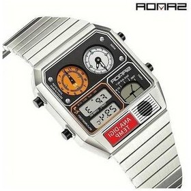 Resim Fastbuy Sanda Erkek Digital Performans Saati, Gümüş Beyaz, Paslanmaz Çelik, Dual Ekran, Altın Bant Altın 