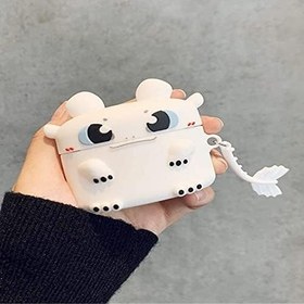 Resim Microsonic AirPods 3. Nesil için Kılıf Cartoon Figürlü Silikon Crtn-Fgr-Lght-Fry [AirPods 3 ile Uyumlu Kılıf - Süt Beyazı] 