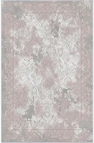 Resim Rovigo Dijital Baskı Yıkanabilir Kaymaz Taban Salon Halısı RVG1387-HY-1075, Pembe, 100 x 150 