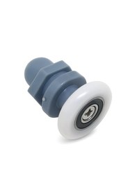 Resim Ayrıntıshop Duşakabin Gri Plastik Eksantrik Rulman Teker 1 Adet Mavi 