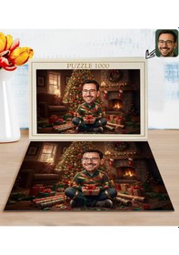 Resim Bk Gift Kişiye Özel Erkek Yılbaşı Karikatür Tasarımlı 1000 Parça Profesyonel Puzzle-7, 1000 Puzzle, Yeni Yıl Hediyesi, Yılbaşı Hediyesi Kobitmeyencom3 