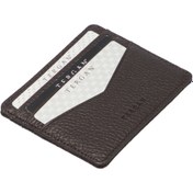 Resim Kahve Deri Unisex Kredi Kartlık - S1KK00001665-T0Y 