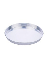 Resim Alüminyum Yuvarlak Tepsi 40 Cm Gümüş 