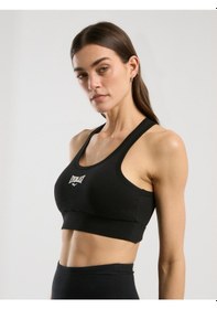 Resim Ever Essentials Siyah Kadın Pamuk Sporcu Sütyeni Siyah 