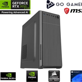 Resim Go Gamer S246D Intel Core I5 13400F / 16GB 3200MHZ / 1tb Nvme SSD 5000-3600MB-SN Gen4 / RTX3050 6gb / Msı 24" 100Hz. / Windows 11 Pro Masaüstü Bilgisayar 
