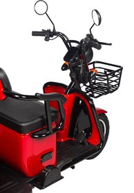 Resim Stmax Elit 960 3 Tekerli Elektrikli Moped - Krem 