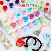 Resim 6 Renk/takım, Reçine Renk Pastası Epoksi Reçine Yağ Bazlı Renk Pastası, Karışık Pigment, Yoğunlaşmış Reçine Renk Pigmenti Pastası, Yüksek Konsantrasyonlu Pigmente Edilmiş Pasta, Epoksi Reçine El Sanatları Yapımı için Kullanılabilir, Reçine Sanatı, Takı Yapımı 