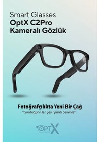 Resim Akıllı Gözlük Yapay Zeka Aı , Kamera, Bluetooth, Müzik, Ipx5 
