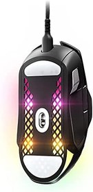 Resim SteelSeries Aerox 5 Gaming Mouse 9 Programlanabilir Tuş IP54 PC/MAC – FPS, MOBA Battle Royale MMOs RPGs Siyah 