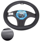 Resim Geçmeli Direksiyon Kılıfı 38 CM Düz Sade Siyah GLZ847 