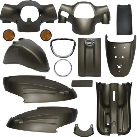 Resim 50-80cc Scooter Mondial Turismo 50 Kaporta Seti Kahverengi Plastik Parçalar Hariç 