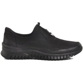 Resim Siyah Nubuk Kadın Günlük Ayakkabı 24400001k Z Siyah Nubuk 