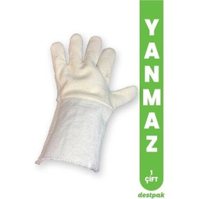 Resim Isıya Dayanıklı Yanmaz Eldiven - Fırıncı Eldiveni 