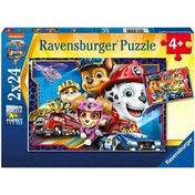 Resim Ravensburger 2x24 Parça Puzzle Paw Petrol 051540 