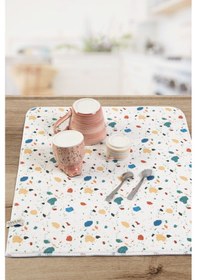 Resim Baskılı Bulaşık Kurutma Matı 42x50 Cm Mf-077 Çok Renkli 