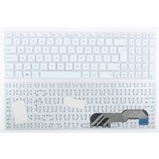Resim Asus Uyumlu X541, A541, F541, K541, R541 Klavye Beyaz 