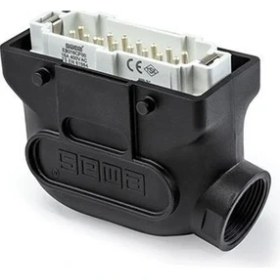 Resim Emas Plastik 10 Kontak Uzatma Tipi Fiş 16A Yandan Girişli 