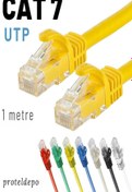 Resim IRENIS Sarı Cat7 Ethernet Network Kablosu 1 m 